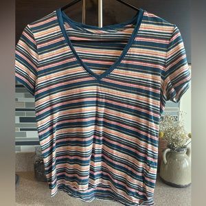 Madewell / Striped Short Sleeved T-Shirt